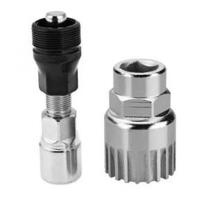 Bkinsety V&eacute;lo Bicyclette Bike Extracteur Manivelle Outil R&eacute;paration P&eacute;dalier D&eacute;monte D&eacute;montage Outil Pour V&eacute;lo Vtt Bottom Bracket - Neuf