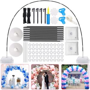 MEVRONISSHOP-Kit d'arche de ballons r&eacute;utilisable, 2,3x3,2M, Arche de ballon , Kit d'arche de Ballon Semi-Circulaire, r&eacute;glable, pour mariage, remise de dipl&ocirc;me et anniversaire, d&eacute;corations de No&euml;l - Neuf