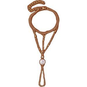 Eryi-Bague En Perle Doigt Bracelet Stratifié En Or Chaîne À Main Boho Esclave Bracelet Adjuestable Harnais À Main Bijoux Pour Femmes Adolescentes - Neuf