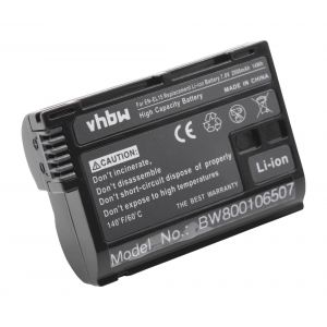 vhbw Batterie compatible avec Nikon D7500, D780, D800, D8000 appareil photo, reflex num&eacute;rique (2000mAh, 7V, Li-ion) avec puce d'information - Neuf