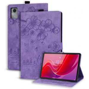 Coque pour Lenovo Tab M11 11 Pouces 2024 (TB330) Housse ?tui de Protection avec Support Fonction, ?tui &iquest;&iquest; Rabat avec Porte-Pencil pour Lenovo Tab M11 Violet - Neuf