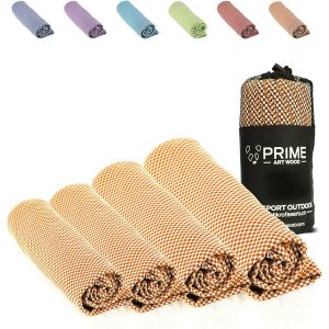 Letnerny-Serviette De Voyage En Bambou (T&ecirc;te De Comparaison 2018) &iquest; Le Chiffon Microfibre Incroyablement Universel Et Totalement Durable (Gris, Bleu, Vert) En S, M Et L - Neuf