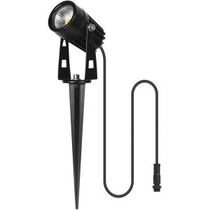 Projecteur De Jardin Sans Prise, Led Spot Jardin Blanc Chaud 3w, &Eacute;tanche Ip65 Lampes Extension Ou Remplacement Spot Led Ext&eacute;rieur - Neuf