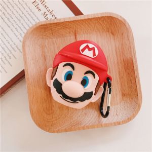 Coque pour Airpods 1/2, mignonne, motif animal 3D, en silicone, motif dessin animé Kawaii, porte-clés amusant et cool, pour enfants, adolescents, filles et garçons - Neuf