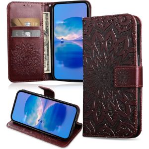 Kal-Coque Pour Huawei P Smart 2019 / Honor 10 Lite, Protection Etui En Pu Cuir Portefeuille, Antichoc Housse À Rabat Compatible Avec Huawei P Smart 2019 / Honor 10 Lite, Marron - Neuf