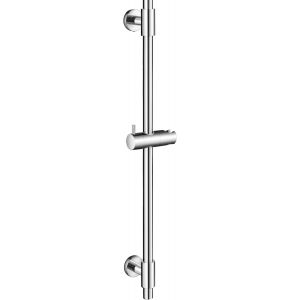 Barre de douche avec support de pommeau de douche réglable en acier inoxydable finition polie 78 cm, F209S78-PS - Neuf