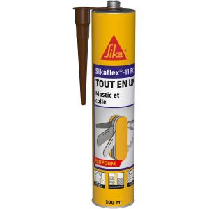 Mastic joint et colle multi-usages-11 FC Purform Marron-Tout en un-Multisupports-Int&eacute;rieur et ext&eacute;rieur-Id&eacute;al travaux de bricolage-Durcit rapidement-300 ml - Neuf