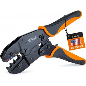 JEXNOVASHOP-Pince &agrave; sertir pour connecteurs &eacute;lectriques &agrave; cliquet - Neuf