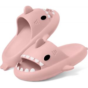 Kalanka-Claquettes De Requin Femme Homme Été Chaussons De Piscine Et Plage Pantoufles Antidérapant Shark Cloud Slippers Semelles Épaisses Intérieur Et Extérieur - Neuf