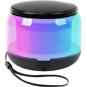 lbgwp60-Enceinte Bluetooth Portable Avec Son Surround 3D & Éclairage Rgb, S100 Haut Parleur Bluetooth, Speaker Pour Iphone, Android, Appairage Tws, Cadeaux Pour Filles, Garçons - Neuf