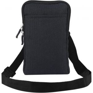 RFCBC-Sacoche Ceinture pour Téléphone Homme, Petit Sac de Téléphone Portable Pochette, Imperméable Téléphone Sac à Epaule Housse de Transport Clip Coque avec Boucle de Ceinture Sac Banane Pochette Po - Neuf