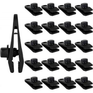 36pcs Clips De B&acirc;che En Plastique Heavy Duty Lo Grip Bla Tarp Clamps Clips Avec Trous,Vis &Agrave; Oreilles Clip De Tente Attaches Support De Pince Pour Couvertures De Piscine,Auvent - Neuf