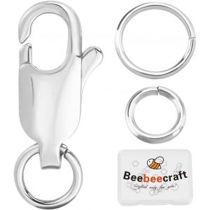 18 Pièces 18k Plaqué Or Bijoux Fermoir Homard 0.45x0.23 Pouces Fermoirs Pince De Homard Avec Anneau De Saut Ouvert Pour Bracelets Collier - Neuf