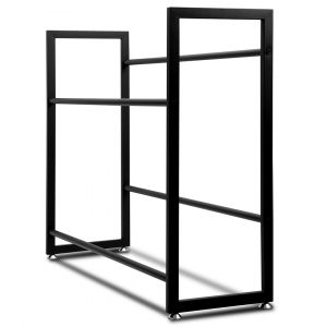 &Eacute;tag&egrave;re &Agrave; Caisses De Boissons Rack &Agrave; Boissons Support Rangement Bouteilles 4 Pi&egrave;ces 105x32x85cm - Neuf
