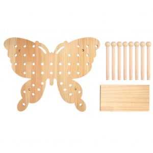 Hjlian Etagere De Rangement Murale En Forme De Papillon, Decoration D'interieur (Etagere De Rangement + Planche De 20 Cm) - Neuf