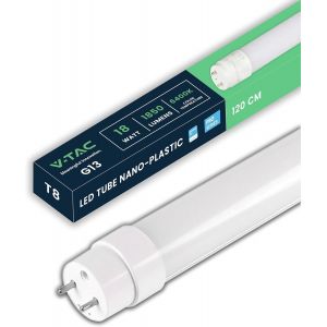 Kal-Tube Led 120 Cm - T8 G13-18w -1 850 Lumens - Puce Samsung - Tubes Led Pour Plafond, Mur, Garage, Magasin - Tube Forme T8 - Remplacement Des Néons - Lumière 6500k Blanche Froid - Neuf