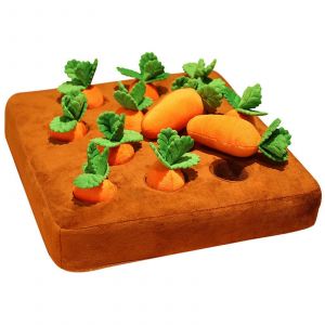 Figurine D'action Hot Toys, Jouet Mignon En Peluche Pour Chien Et Carotte, Jouet À Mâcher Pour Chien À Tirer, Jouet Interactif En Peluche À Tirer Sur La Carotte, Tapis À Renifler Interactif - Neuf
