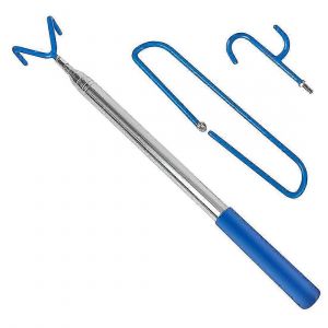 Disc Golf Retriever Pole Avec 3 Crochets,Accessoires De Disc Golf Télescopique Outil Extensible Grabber 1. - Neuf
