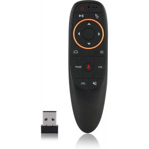 ChenQuanSarl-M6 Air Mouse Mini Gestes T&eacute;l&eacute;commande Voice Sans Fil Clavier Avec Gyroscope 6 Axes Pour Android Tv Box, Smart Tv, Pc, Ordinateur Portable - Neuf