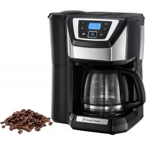 CHECARZHN--NO1-Cafetière À Grain [Programmable,Technologie Whirltech Pour Extraction & Arôme Optimaux] Chester ( 12 Tasses, Verseuse En Verre 1,5L, Réglage De Moulure) Machine À Café 22000-56 - Neuf