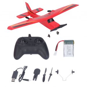 Avion en mousse telecommande 2,4 G, 2 canaux, 6 essieux, planeur elastique automatique - Neuf