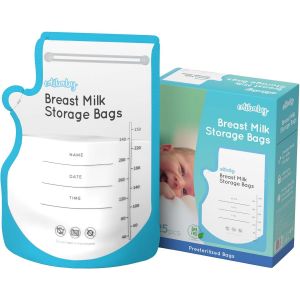 Sachet Conservation Lait Maternelle,Paquet De 100,Sachets Pour L'allaitement,St&eacute;rilis&eacute;s,Sans Bpa,Pour Congeler,Conserver,Stocker - Neuf