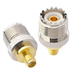 Adaptateur SMA Femelle &agrave; UHF Femelle SO239 Adaptateur SMA &agrave; SO239 UHF Femelle pour Prise PL259 Baofeng Uv-5R Radio Bidirectionnelle Radio Amateur Talkie Walkie Amateur Paquet de 2 - Neuf