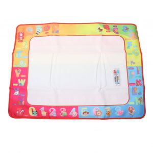 Tapis De Dessin A L'eau Reutilisable Pour Enfants, Grand Tapis D'ecriture Pour Peinture A L'eau Avec 2 Stylos De Temperature - Neuf