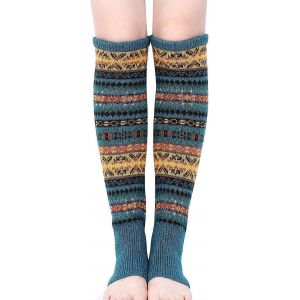 Bottes D'hiver Chaudes Pour Femmes - Chaussettes Hautes En Maille &Agrave; Manches Longues - Neuf