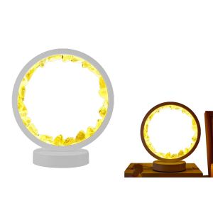 Lampe De Nuit En Forme De Grappe De Cristaux - Design Am&eacute;thyste, Alimentation Usb, D&eacute;coration De Chambre, 3 Couleurs Disponibles - Neuf