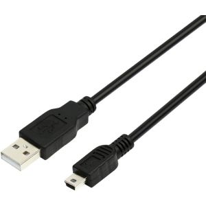 KAL-Type A vers C&acirc;ble Mini B pour Chargeur D'appareil Photo Canon, Mini C&acirc;ble USB 6Ft Compatible avec Garmin Nuvi, Chargeur de Contr&ocirc;leur PS3, GoPro Hero 3 4, Dash Cam, lecteur MP3 - Neuf