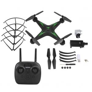 Drone Rc Quadcopter Wifi Fpv 2,4 Ghz Avec Telecommande Et Camera Grand Angle 5 Mp 720p-Qhfen - Neuf
