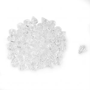 Lot de 120 confettis de table en acrylique transparent et diamant pour decoration de mariage, fete, vase - Neuf