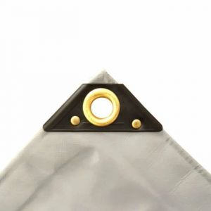 gris 650 g/m² PVC 4 x 6m (24m²) bâche - Neuf
