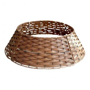 Jupe de sapin de No&euml;l tiss&eacute;e, cache-pied de sapin, d&eacute;coration pour maison, appartement, h&ocirc;tel, centre commercial - Neuf