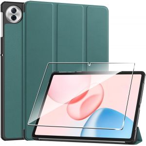 Verte Coque Pour Honor Pad 10 12.1"" Housse Protection Etui Pu Cuir De Flip Case Cover, Mince Intelligent Housse Coque, [Veille/R&eacute;veil Automatique] [Support Fonction] Verte - Neuf