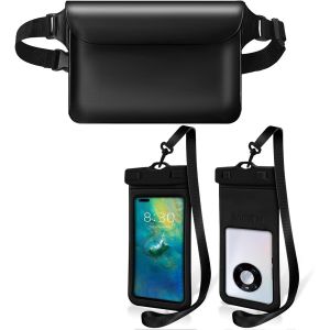 Kalanka-2 Pochette Étanche Smartphone,Pochette Étanche Téléphone Transparente Avec Sangle De Taille/Épaule,Pochette Pour Téléphone Portable Pour La Plage,La Natation,Le Kayak Et Les Activités De Plei - Neuf