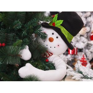 Poup&eacute;e bonhomme de neige Hugs The Tree pour d&eacute;coration de sapin de No&euml;l - Neuf