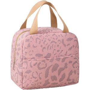 Kalanka-Sac Isotherme Repas, Sac Repas Isotherme Pour D&eacute;jeuner Lunch Bag Portable, Lunch Box Isotherme Multi-Compartiments, Mini Sac &Agrave; Lunch Isol&eacute; En &Eacute;tanche Pour &Eacute;tudiant Bureau Pique-Nique (Rose) - Neuf