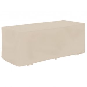 HJLIAN Housse de protection impermeable et anti-UV pour coffre de jardin, 123 x 62 x 55 cm (beige) - Neuf