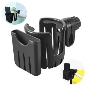Porte-Gobelet Pour Moto, Support, Porte-Gobelet Pour Poussette De Bébé, Porte-Gobelet Pour Le Téléphone, Un Accessoire Réglable, La Rouille-Résistant - Neuf