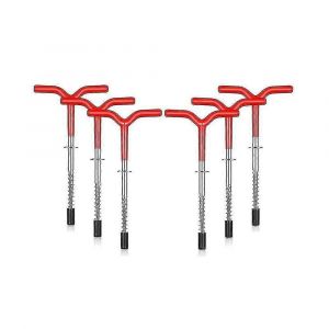 Kit De P&ecirc;che Sur Glace 6pcs Avec Ancres,Tari&egrave;res,Porte-Cannes,Piquets En M&eacute;tal Pour La Configuration De L'abri - Neuf