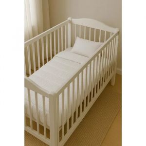 Couette B&eacute;b&eacute; - Mortreux - 80x120 Cm - Coton Anti Acariens - Garnissage 300g/M&sup2; - Fabrication Fran&ccedil;aise - Neuf