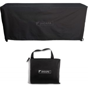 Ulteronixshop-Housse De Table Ext&eacute;rieure Imperm&eacute;able Rectangulaire Pour Table De Jardin Et Meubles De Jardin Toute L'ann&eacute;e 180 X 120 X 70 Cm Noir - Neuf