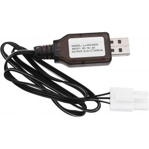 Kyaoayo-1pc 2s Life 6.4v 600ma Usb Vers El4.5-3p Plug Batteries Câble De Charge Pour La Plupart Des Modèles De Voitures Télécommandées Camions Hors-Bord-Briny River - Neuf