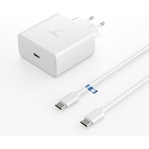 Chenquansarl-Super Chargeur Rapide Usb C 45w, Pour Samsung Galaxy S24 S23 S22 S21 S20 +/Ultra/Plus/Fe W23 W24 Flip Note20/10/9/8/A73 A54 A53 A52 S10 S9 Z Fold5 Flip5 Fold4 Flip4 Tab S9 S8, Avec Cable - Neuf