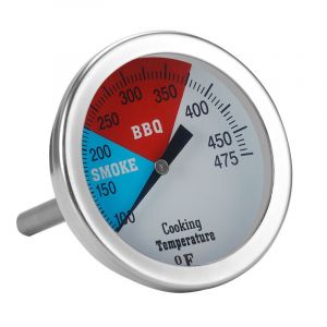 BBQ Thermomètre, Thermomètre à Four, Acier Inoxydable Bimétallique Grill Jauge de Température, de Barbecue en plein air Thermomètre de Cuisson - Neuf