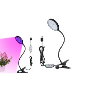 Lampe De Croissance Led Usb Pour Plantes D'int&eacute;rieur, Hydroponie, Serre, R&eacute;glable Avec Fonctions De Variation D'intensit&eacute; Et De Minuterie - Neuf