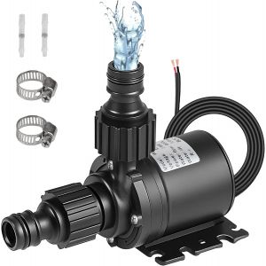 Pompe A Eau 12v Dc,Mini Pompe À Eau Submersible 800l/H Max.5m,Mini Pompe Submersible Sans Balai,Petite Pompe Aquarium,Pompes A Eau Ultra Silencieuse Pour Aquarium Système De Circulation Eau - Neuf
