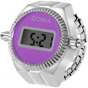 Bague Montre Extensible Num&eacute;rique,Montre Bague Femme Homme Doigt Ajustable,Bague Montre Etanche 1atm Fantaisie,Cadran Rond,Cadeau Pour Femme Et Homme.[J491] - Neuf